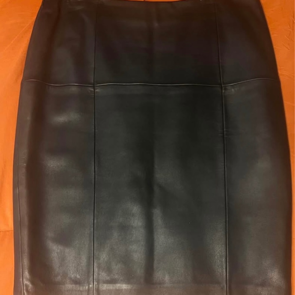 100% Genuine Leather Skirt